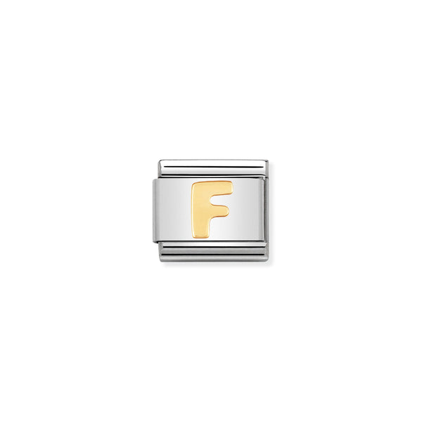 COMPOSABLE CLASSIC LINK 030101/06 LETTER F IN 18K GOLD